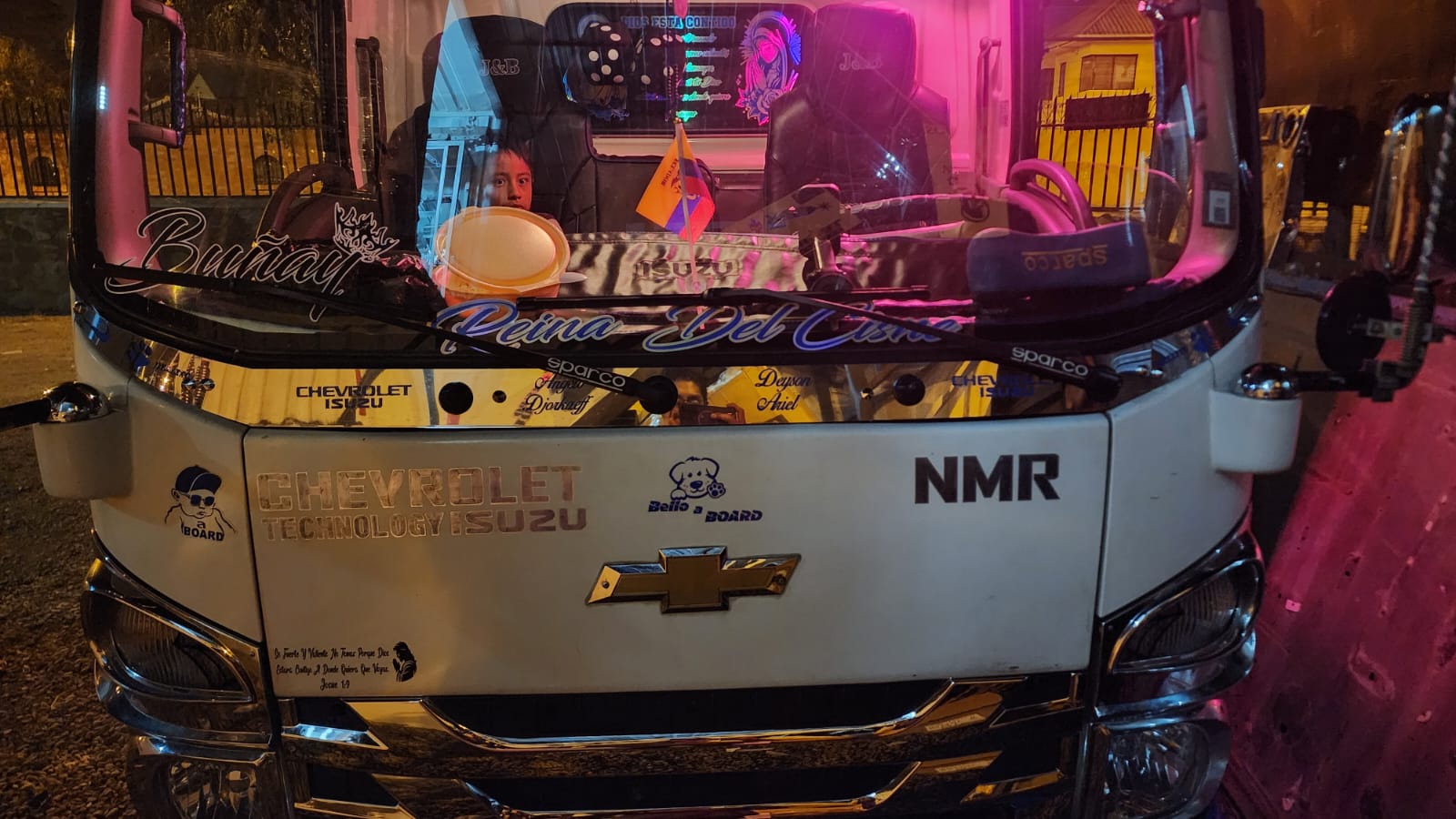 Trabajo personalizado en camión